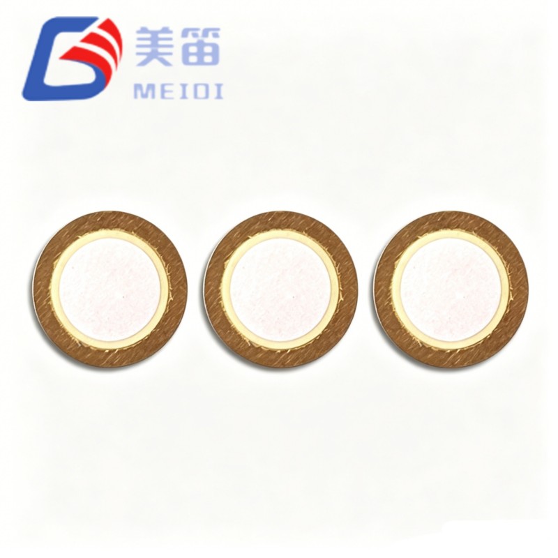 องค์ประกอบกริ่งเซรามิก Piezo ขนาด 12 มม